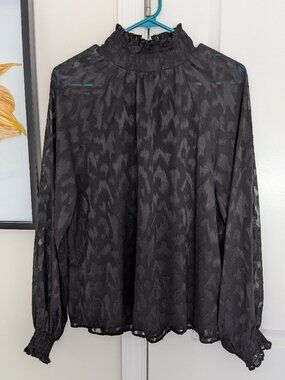 NWT Calvin Klein black blouse